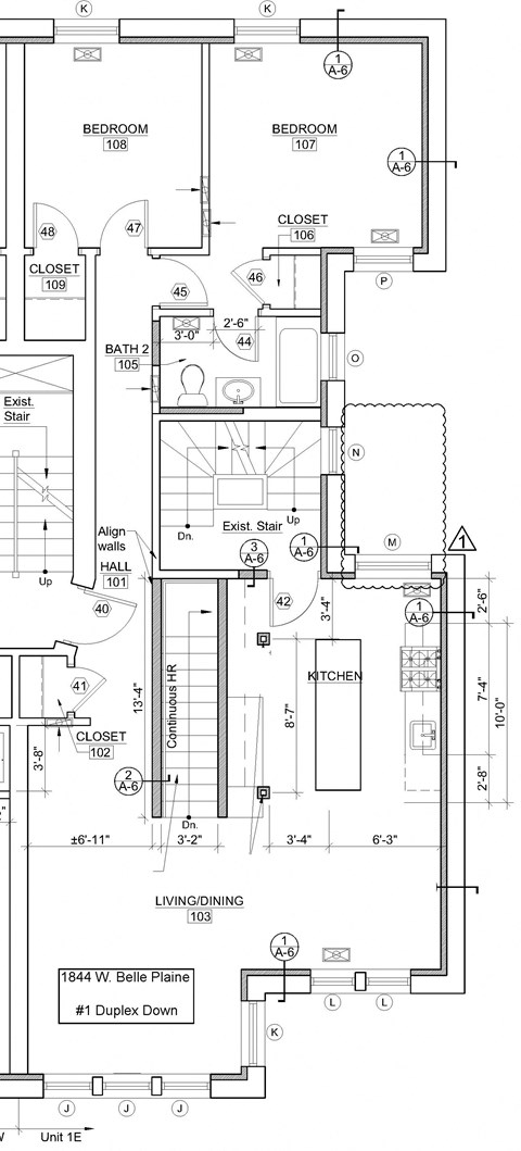 1844 - 46 W Belle Plaine 2-3 Beds Apartment for Rent - Photo Gallery 17